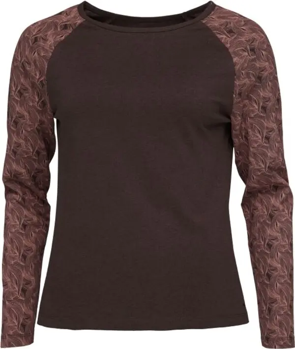 LOAP LOAP AMROLA Дамска тениска, кафяво, размер