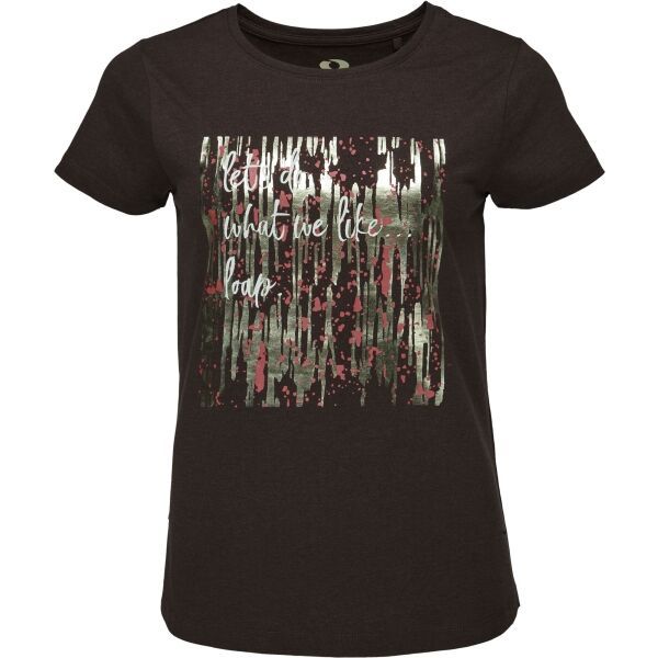 LOAP LOAP AMVELA Дамска тениска, кафяво, размер