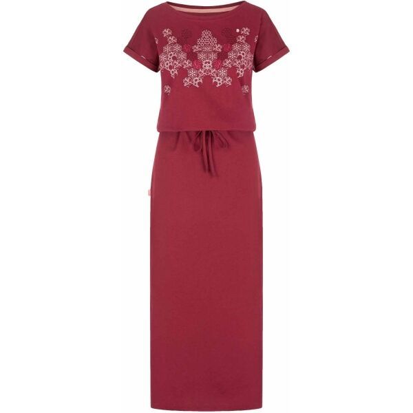 LOAP LOAP BAJLA Дамска рокля, винен, размер