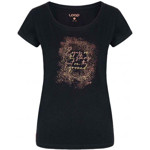 LOAP LOAP BECA Дамска тениска, черно, размер