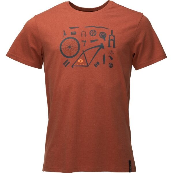 Loap Loap BECHR Мъжка тениска, оранжево, размер