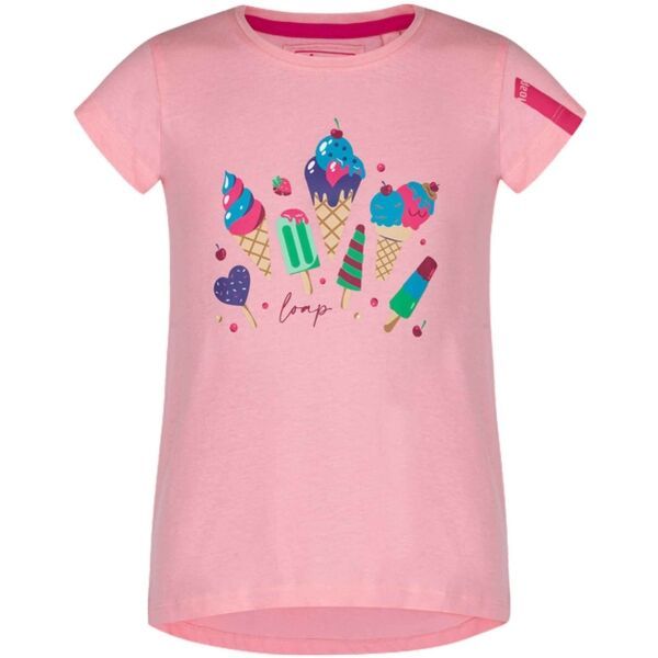 Loap Loap BESNUDA Тениска за момичета, розово, размер