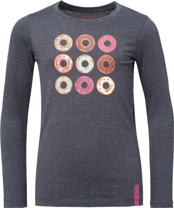 LOAP LOAP BIDORA Модерна тениска за момичета, тъмносиво, размер 112-116