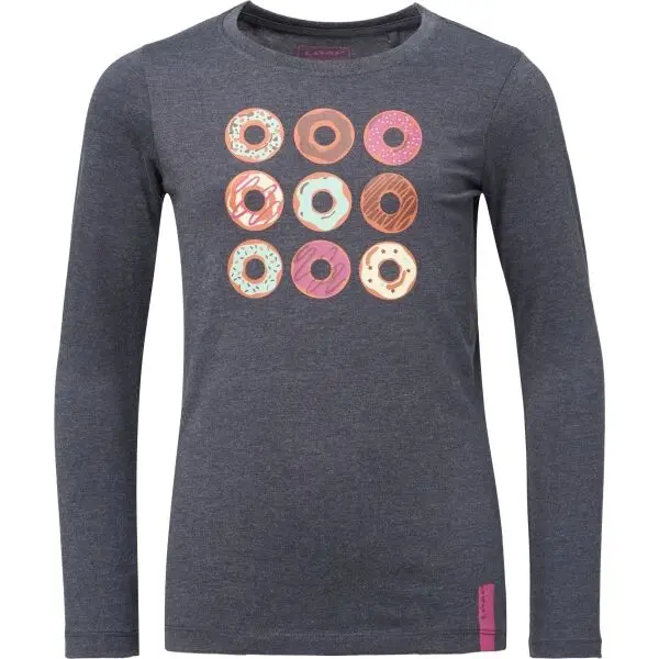 LOAP LOAP BIDORA Модерна тениска за момичета, тъмносиво, размер 134-140