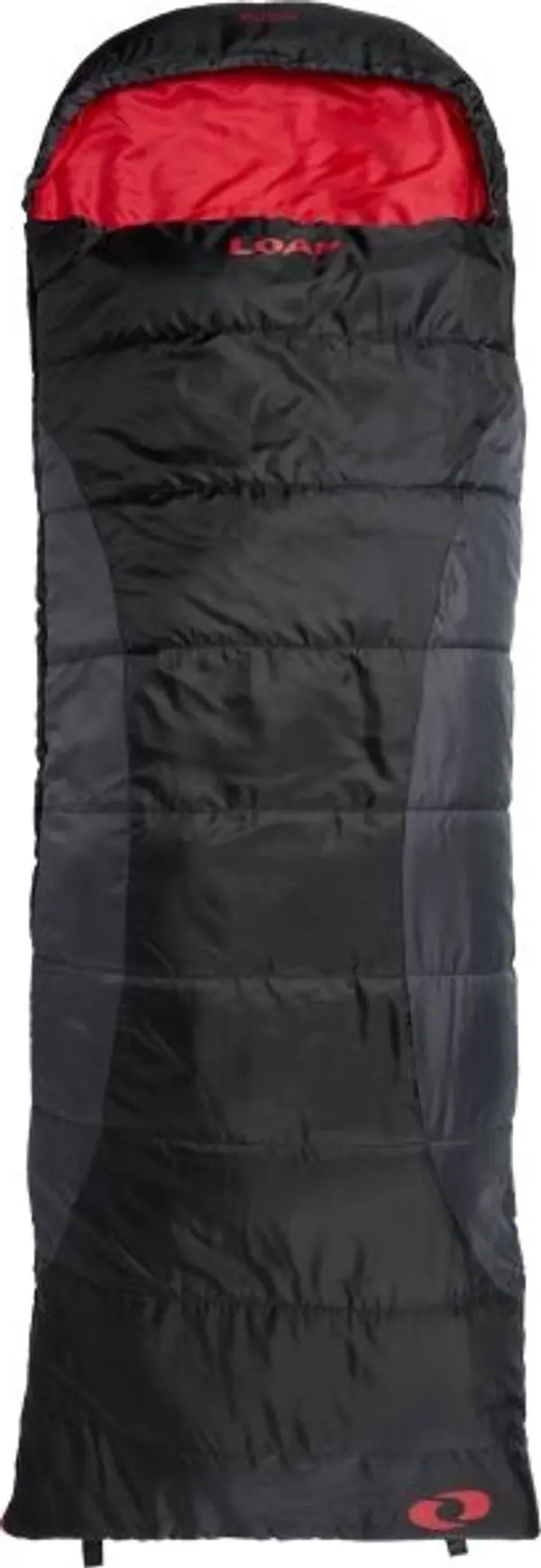 LOAP LOAP BLOCK Спален чувал, черно, размер 220 см - десен цип