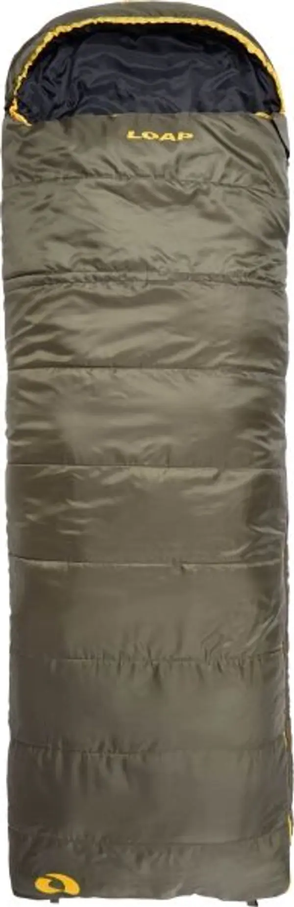 LOAP LOAP BLOCK Спален чувал, зелено, размер 220 см - десен цип