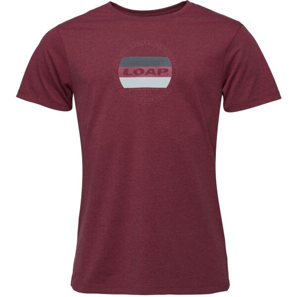 LOAP LOAP BOJAR Мъжка тениска, винен, размер
