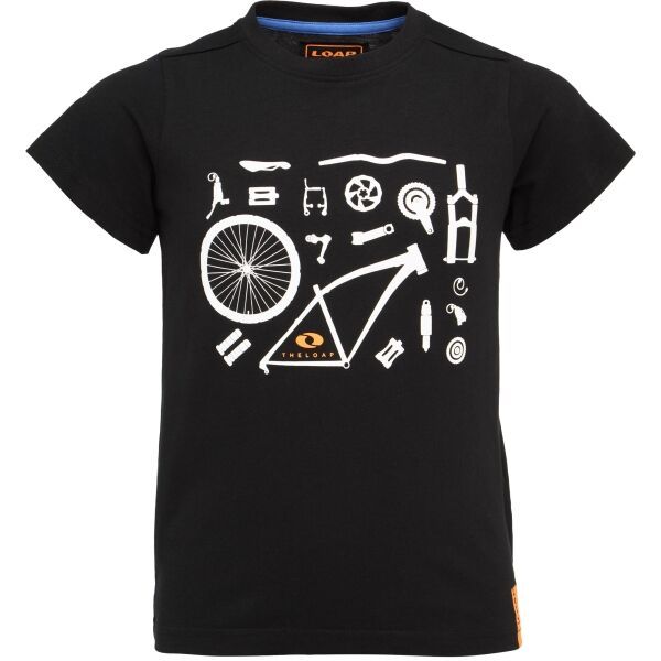 Loap Loap BOOLER Тениска за момчета, черно, размер