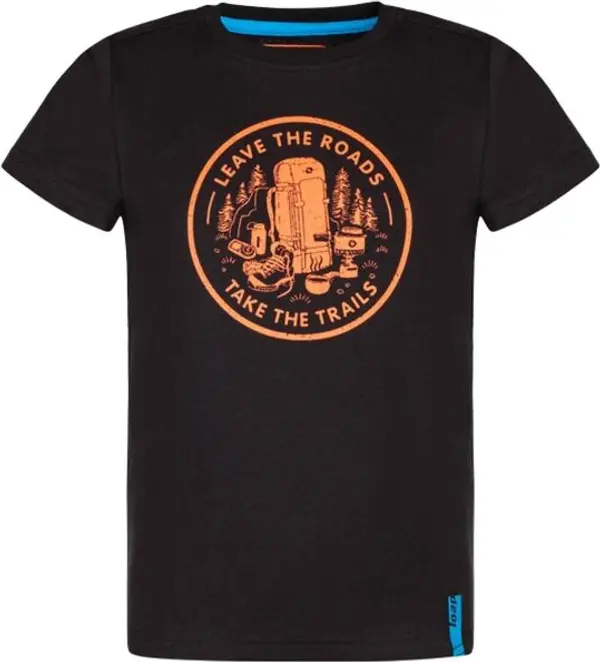 LOAP LOAP BOONER Момчешка тениска, черно, размер 122-128