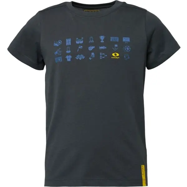 LOAP LOAP BOORAN Момчешка тениска, тъмносиво, размер 158-164