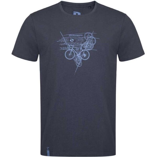 Loap Loap BRAVEC Мъжка тениска, тъмносин, размер