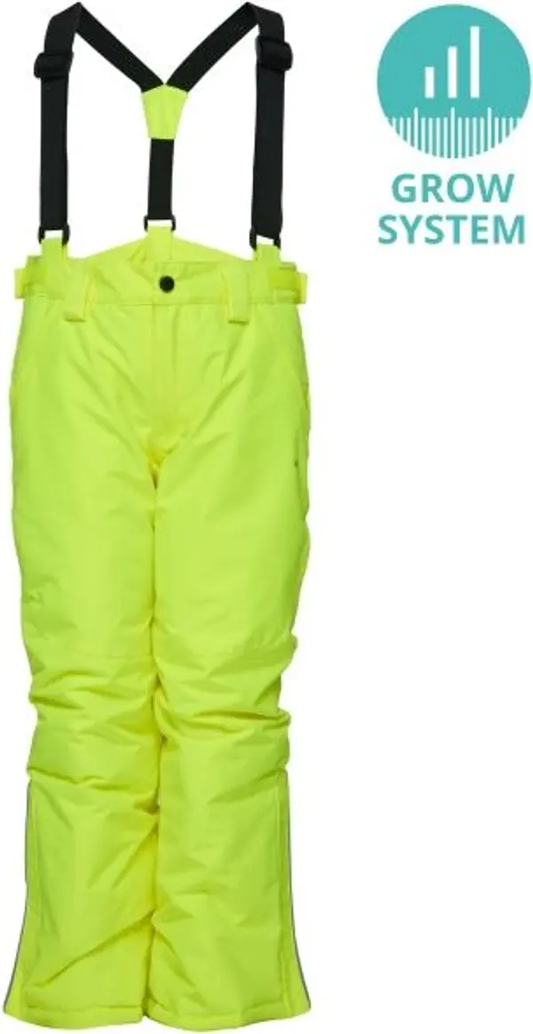 LOAP LOAP CUBOR GROW SYSTEM Детски ски панталони с растяща кройка, светлоотразителен неон, размер 122-128