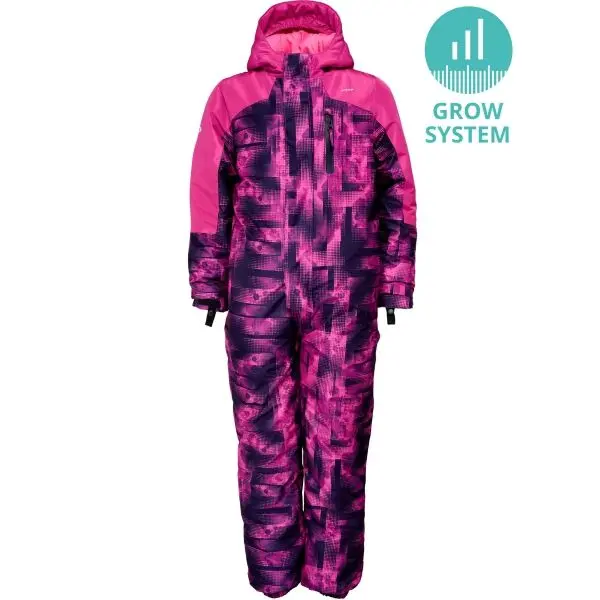 LOAP LOAP CUNI GROW SYSTEM Детски гащеризон с растяща кройка, розово, размер 112-116