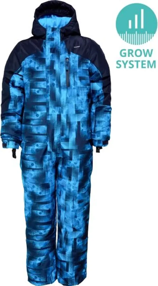 LOAP LOAP CUNI GROW SYSTEM Детски гащеризон с растяща кройка, синьо, размер