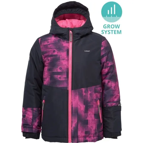 LOAP LOAP CUPRA GROW SYSTEM Детско ски яке с растяща кройка, черно, размер 146-152