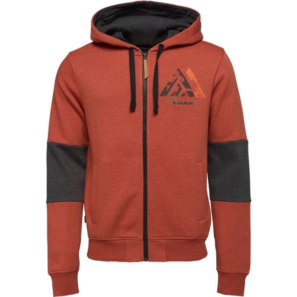 LOAP LOAP EDOS Мъжки суитшърт, оранжево, размер