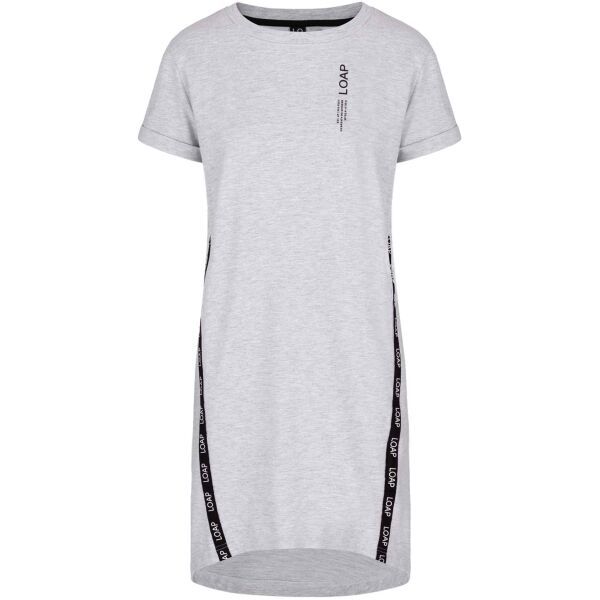 Loap Loap EWELINA Дамска рокля, сиво, размер