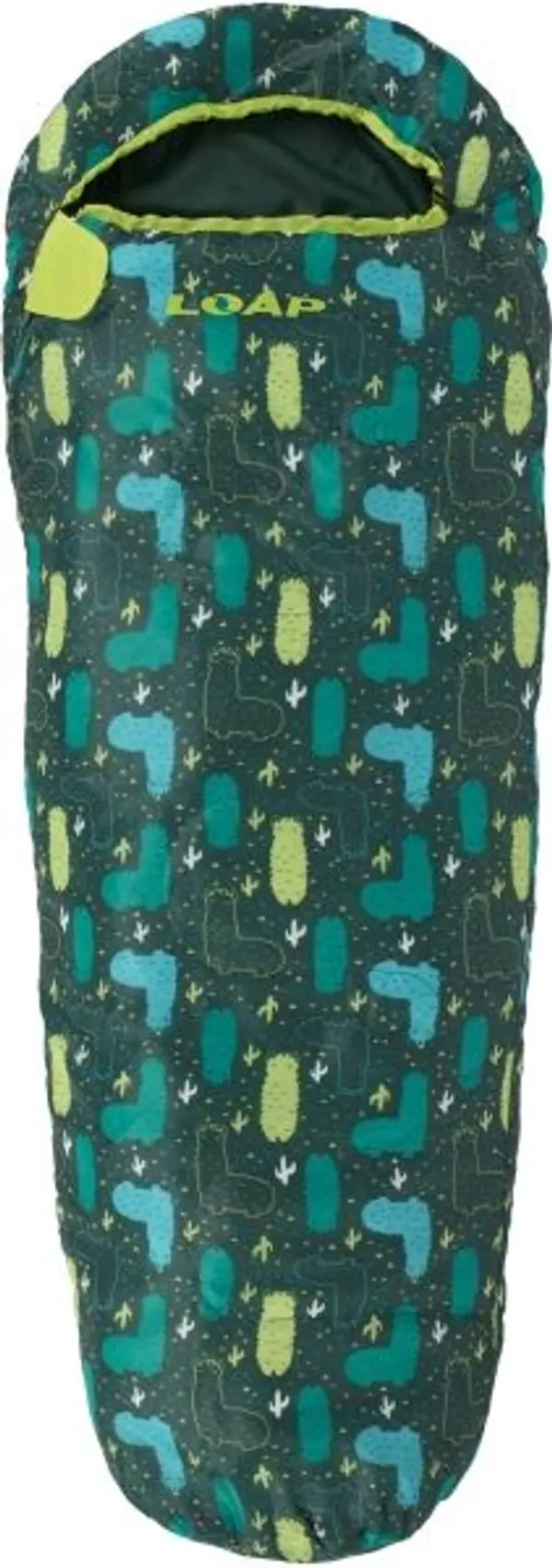 LOAP LOAP INNOX LAMA Детски спален чувал, зелено, размер 160 см - ляв цип