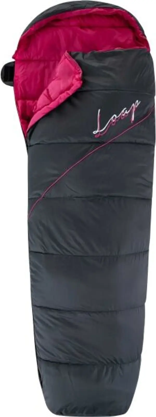 LOAP LOAP LAGHAU L Дамски спален чувал, тъмносиво, размер 195 см - десен цип
