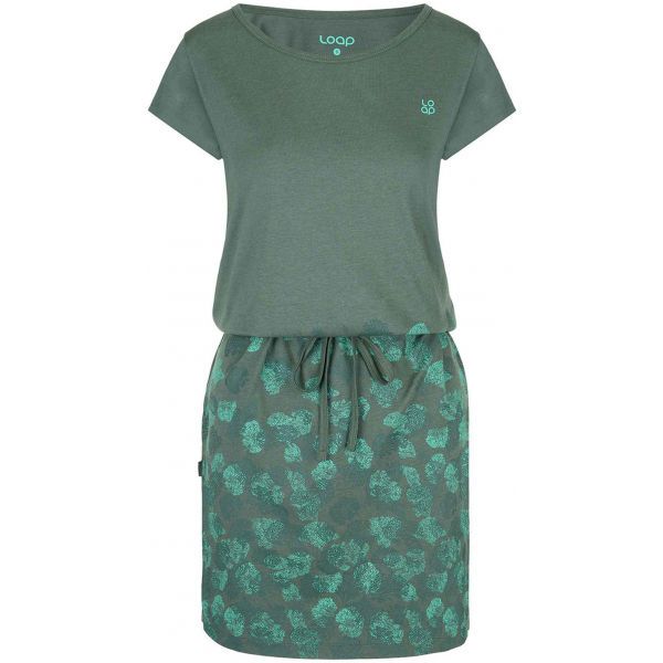 Loap Loap ASMEN Дамска рокля, khaki, размер XS