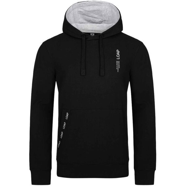 Loap Loap EWONUL Мъжки суитшърт, черно, размер L