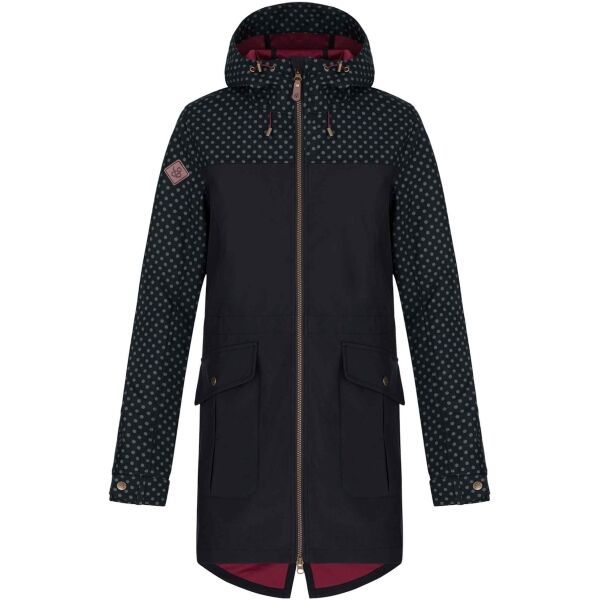 Loap Loap LARUMBA Дамско дълго яке, черно, размер XS