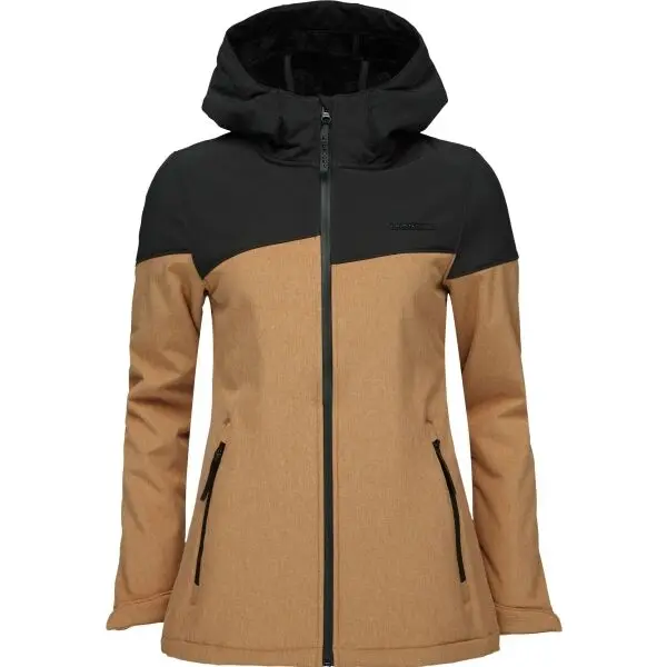 LOAP LOAP LUDYSA Дамско софтшел яке, кафяво, размер