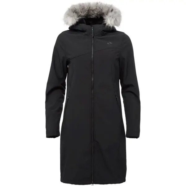 LOAP LOAP LUSTRA Дамско софтшел дълго яке, черно, размер