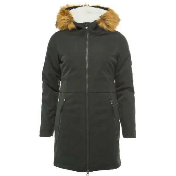LOAP LOAP NAVARA Дамско дълго яке, тъмнозелено, размер