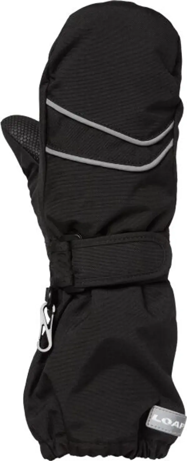 LOAP LOAP RUDA Детски  ръкавици с оформен палец, черно, размер 1-2Y