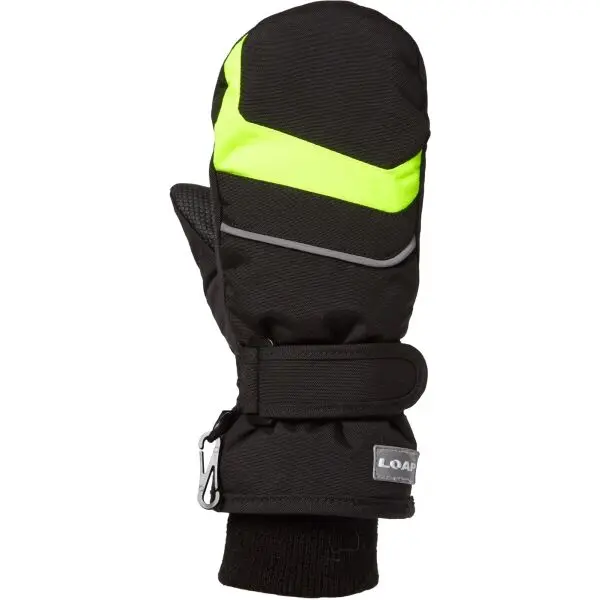 LOAP LOAP RUMOR Детски  ръкавици с оформен палец, черно, размер 10Y