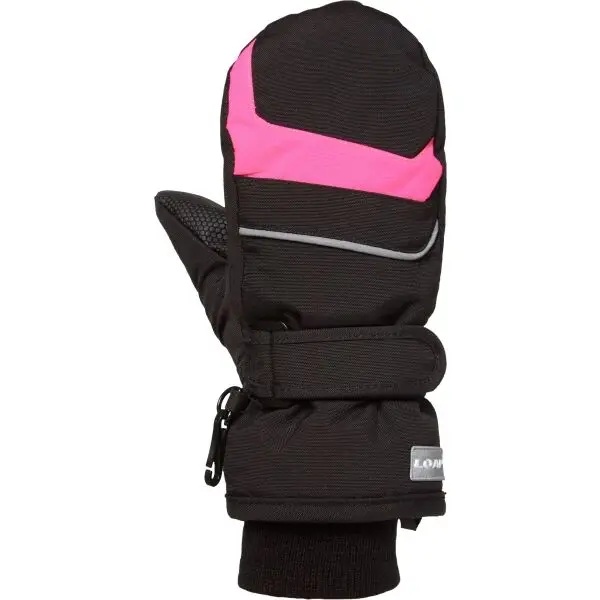 LOAP LOAP RUMOR Детски  ръкавици с оформен палец, черно, размер 4Y