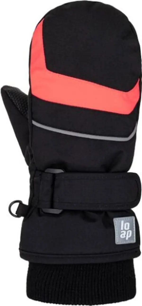 LOAP LOAP RUTI Детски едно пръстови ръкавици, черно, размер 4Y