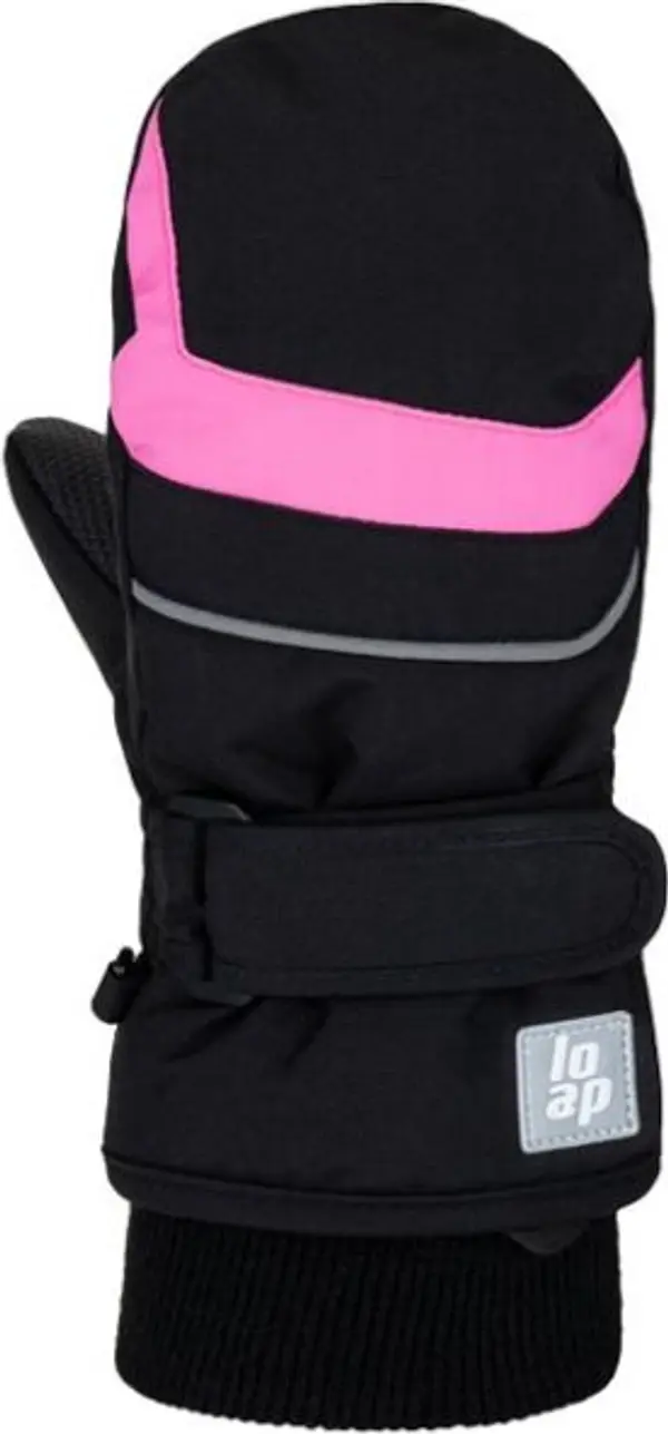 LOAP LOAP RUTI Детски едно пръстови ръкавици, черно, размер 6Y