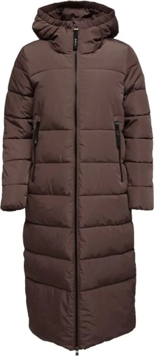 LOAP LOAP TARLENA Дамско дълго яке, кафяво, размер