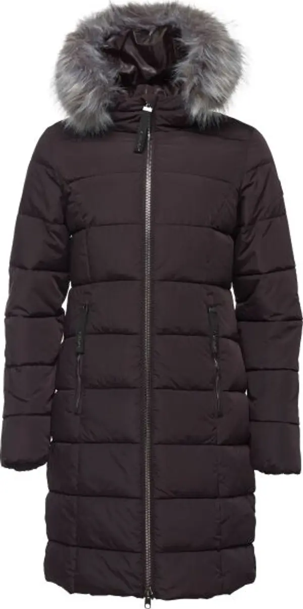 LOAP LOAP TASLIRA Дамско дълго яке, черно, размер