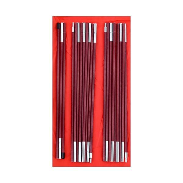 Loap Loap TEMPRA 2 Рейки за палатка, червено, размер