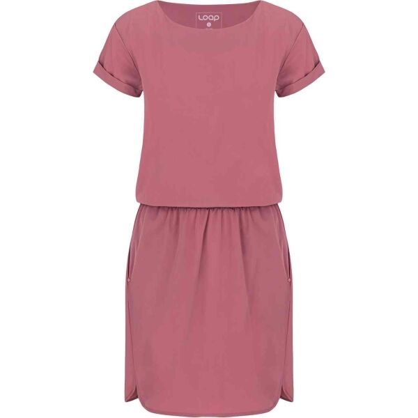 Loap Loap UBRINA Дамска рокля, розово, размер