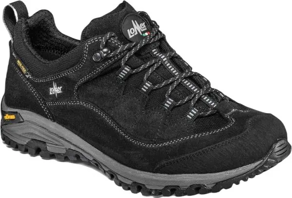 Lomer Lomer SELLA II MTX NUBUCK Мъжки обувки за туризъм, черно, размер