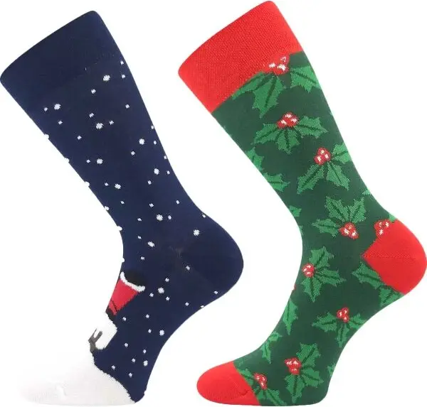 Lonka Lonka КОЛЕДЕН ЛОС  2P Чорапи, зелено, размер 23-25