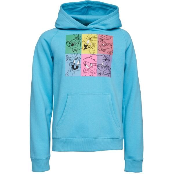 LOONEY TUNES LOONEY TUNES BUGSY HOODIE Горнище за момичета, светлосиньо, размер