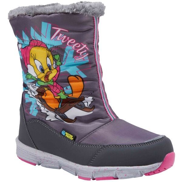 LOONEY TUNES LOONEY TUNES CHILLIN HIGH II WP TWEETY Детски зимни обувки, сиво, размер