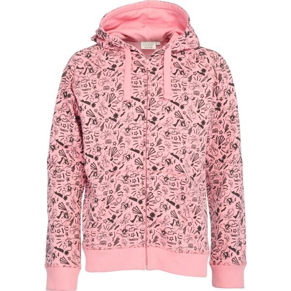 LOONEY TUNES LOONEY TUNES TWEETY STICKER Детски суитшърт, розово, размер