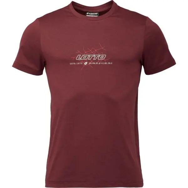 Lotto Lotto AHARON Мъжка тениска, винен, размер