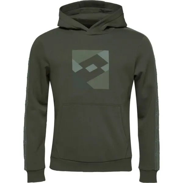 Lotto Lotto ATHLETICA SQUARE HOODIE Мъжки суитшърт, тъмнозелено, размер