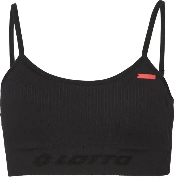 Lotto Lotto ATLANTA Момичешко спортно бюстие, черно, размер 128-134