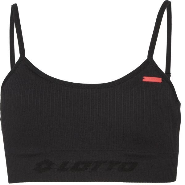 Lotto Lotto ATLANTA Момичешко спортно бюстие, черно, размер