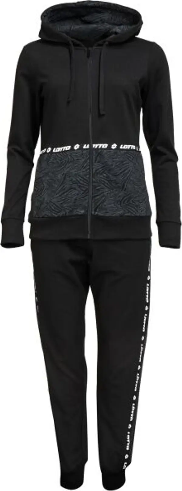 Lotto Lotto AZALEA Дамски спортен екип, черно, размер