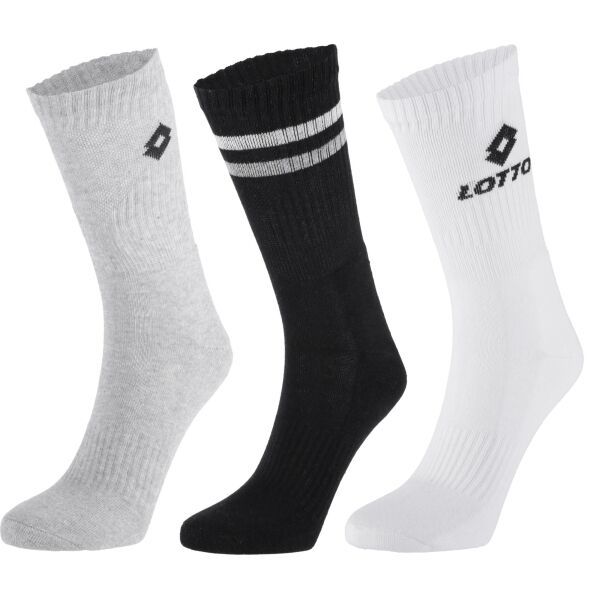 Lotto Lotto CHAMPION 3P Чорапи, черно, размер
