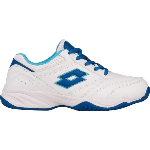Lotto Lotto COURT LOGO JR VELCRO Детски обувки за тенис, бяло, размер